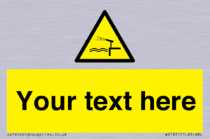 Custom warning water cannon